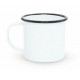 Taza Vintage 12oz Borde Negro