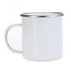 Taza Vintage 18oz Borde Plateado