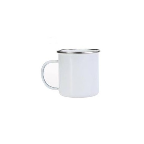 Taza Vintage 18oz Borde Plateado