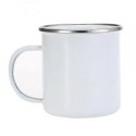 Taza Vintage 18oz Borde Plateado