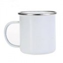 Taza Vintage 18oz Borde Plateado