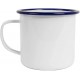 Taza Vintage Borde Azul 18oz