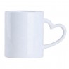 Taza Blanca 11oz Asa forma de Corazon
