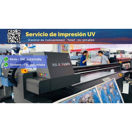 Servicio de impresion uv en Lima Peru 