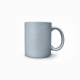 Taza Escarchada Plateada 11oz
