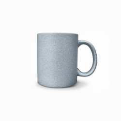 Taza Escarchada Plateada 11oz