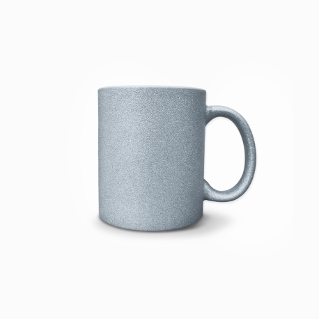 Taza Escarchada Plateada 11oz