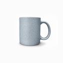 Taza Escarchada Plateada 11oz