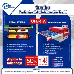 Oferta Plotter 1.60 + Calandra ropa deportiva