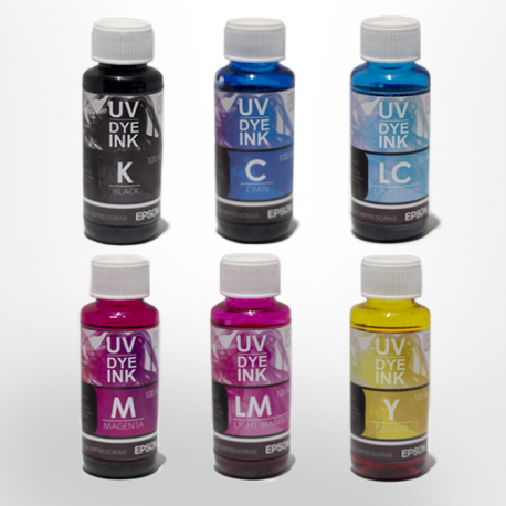 Tinta Uv  dye para Epson (100ml)