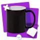 Taza Mágica Negra Mate 11oz (SIN CAJA)