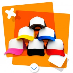 Gorras de colores para sublimar - Talla grande