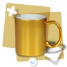Taza Dorada 11oz